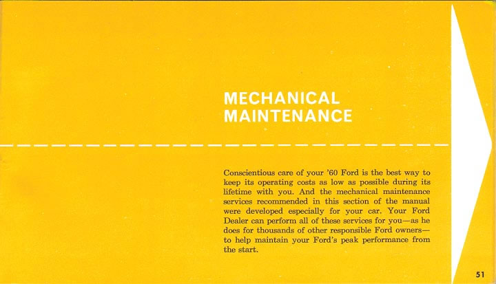 1960 Ford Owners Manual Page 9